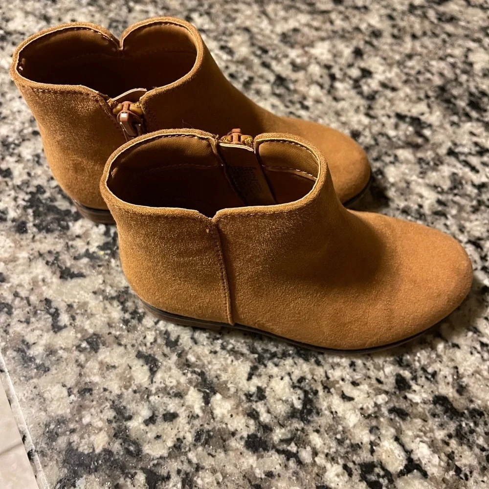 Cat & Jack Brown Suede Kids Boots